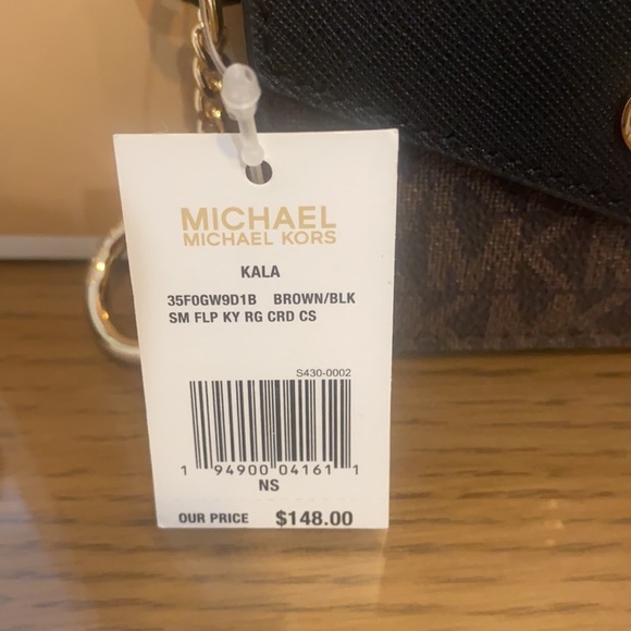 Michael Kors Kala Sm Flap Key Ring Card Case - Picture 5 of 11